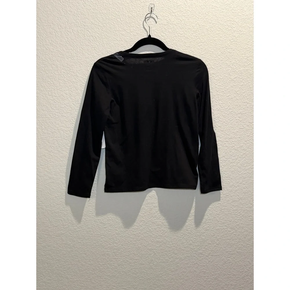 The Children's Place Kids Hello Kitty Graphic‎ Long Sleeve Tee Black Size 10/12